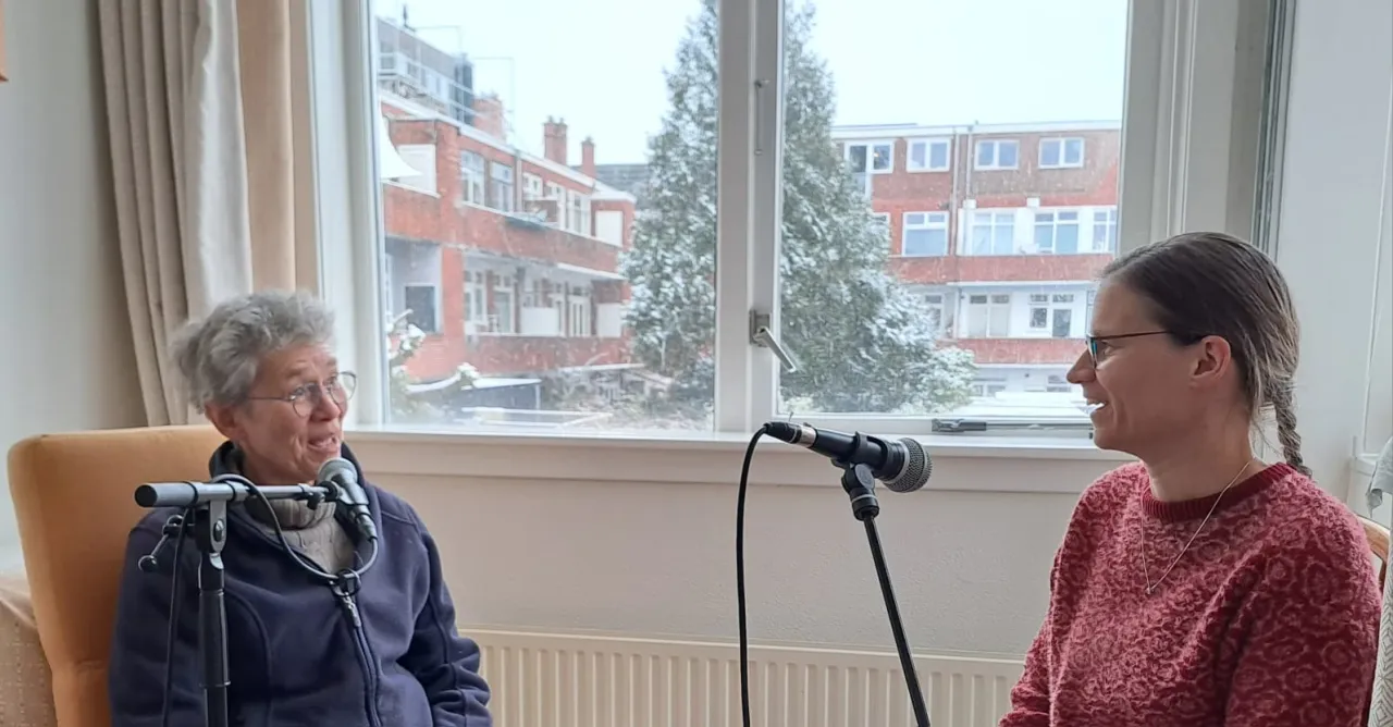 Foto bij aflevering 1 van de podcast op retraite